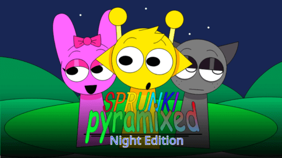 Sprunki Pyramixed Night Edition